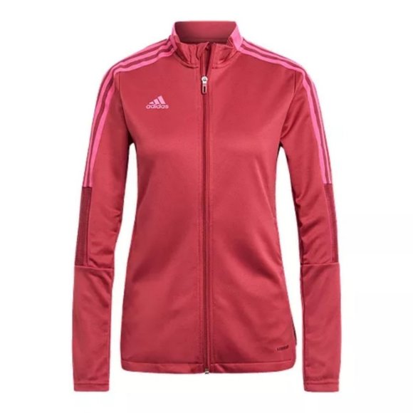 Adidas Women's Tiro 21 Track Jacket, Wild Pink, XS - Picture 2 of 8